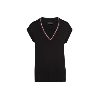 PRADA Tank Tops Men Black