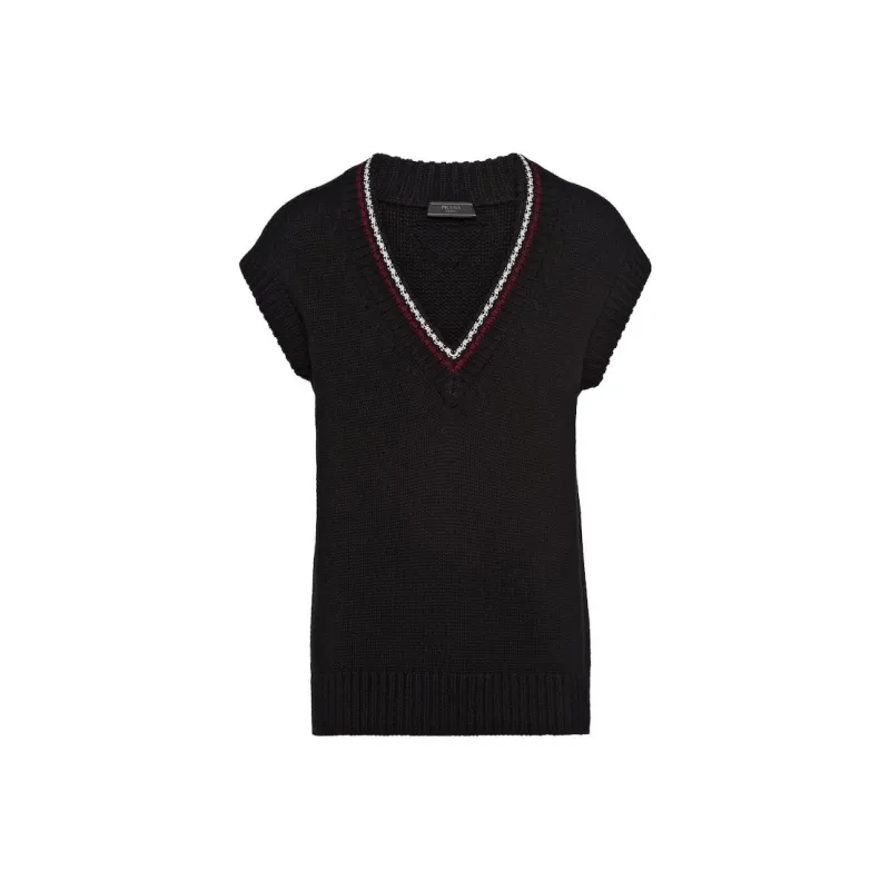 PRADA Tank Tops Men Black-0