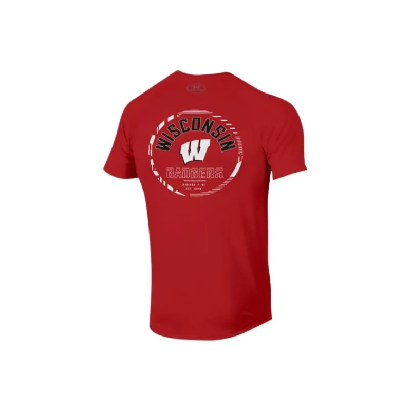 Under Armour TechCollegiate T Shirt Men's Red-1