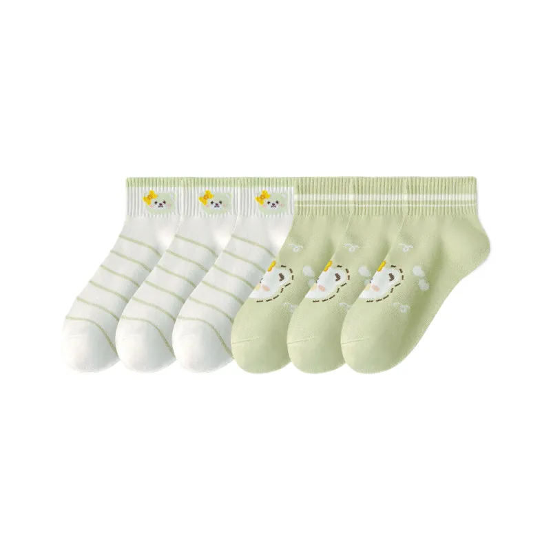 Cotton Gene Ankle Socks Women's 6 Pack-25