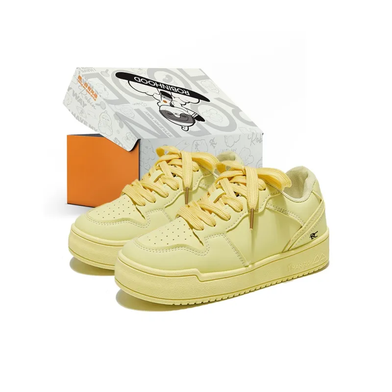 ROBINHOOD Slip Resistant Shock Absorbers With Abrasion Resistant Properties Low Top Skateboard Shoes Women's Box-15
