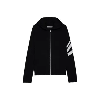 Zadig & Voltaire Cashmere Zip up Hoodie