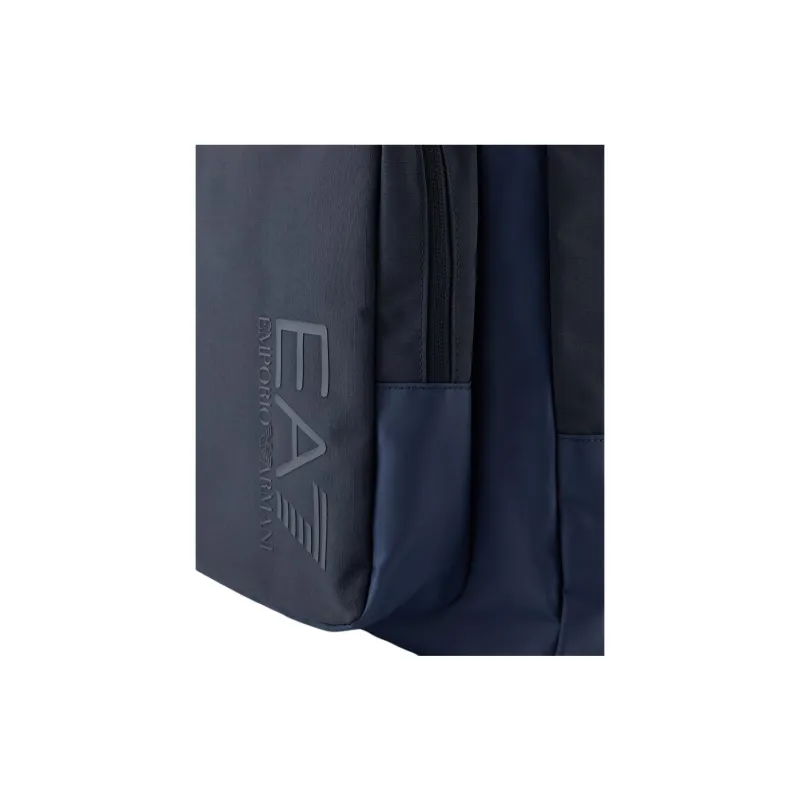 EMPORIO ARMANI Polyester Backpack Unisex Marine Blue-4