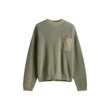 H&M Sweaters Men Sage Green