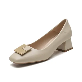 Than Than Me Casual Single Shoes Women's Apricot