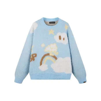DANGEROUSPEOPLE Sweater Unisex Blue