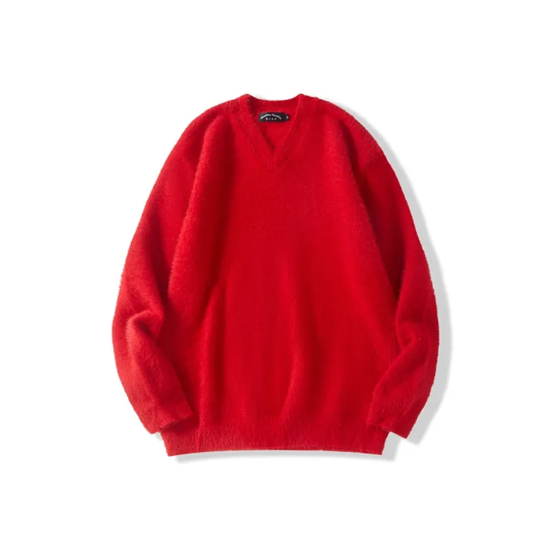 I'm David Knitwear Unisex Red-0