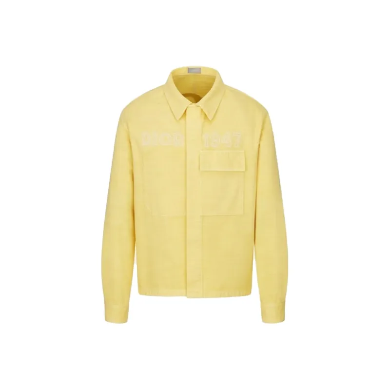 DIOR Quarterly New Products Jackets Men Yellow-0