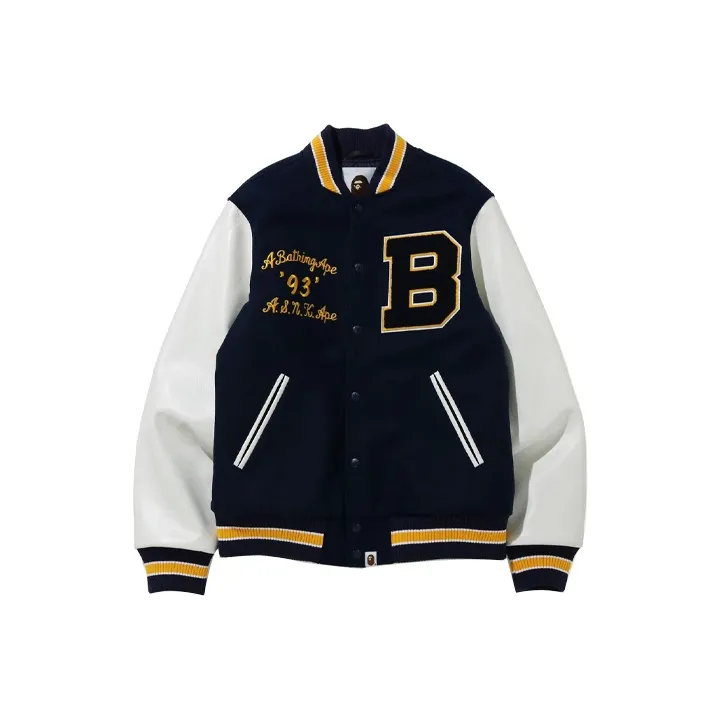 A BATHING APE Varsity Jacket-2