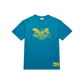Mitchell & Ness x NBA Charlotte Hornets T Shirt Men's Blue