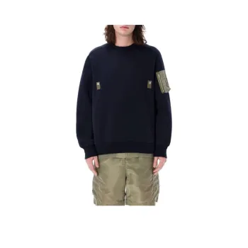 Sacai Sweatshirt Men's Marine Blue