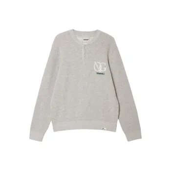 JACK JONES· Knitted Fabric Sweater Men's Light Heather Gray