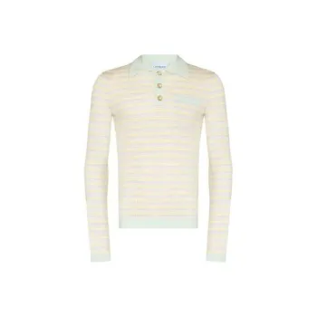 CASABLANCA Grandpa Knit Polo Sweater