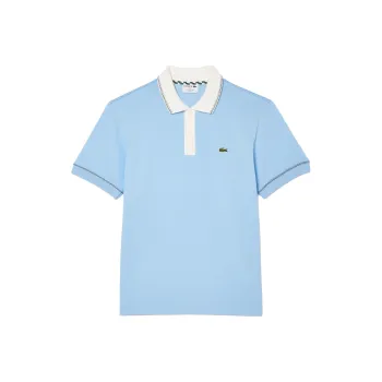 LACOSTE Polo Shirt Men's Light Blue