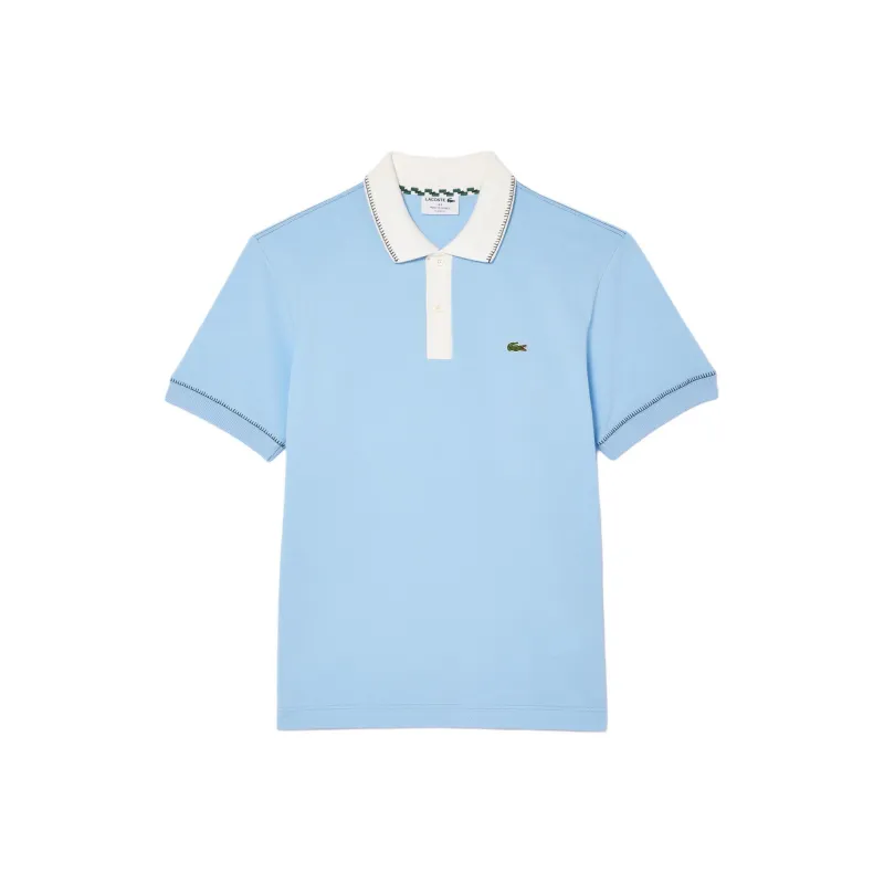 LACOSTE Polo Shirt Men's Light Blue-0