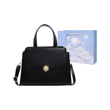 Duoluplo Doron Paul PU Handbag Women's Black/Burgundy/Blue