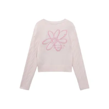 GUESS Sweater Unisex Light Pink