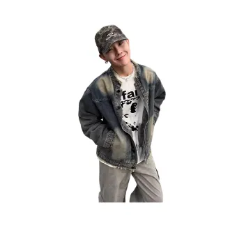 PANDA ADEVIL Denim Jacket Unisex Yellow Mud