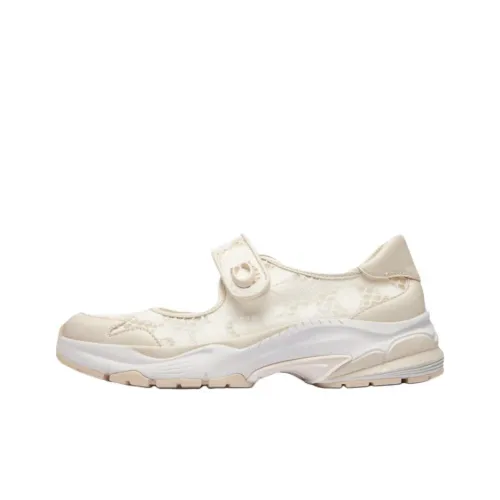 COACH Mary Jane Low Top Casual Shoes Women's Beige
