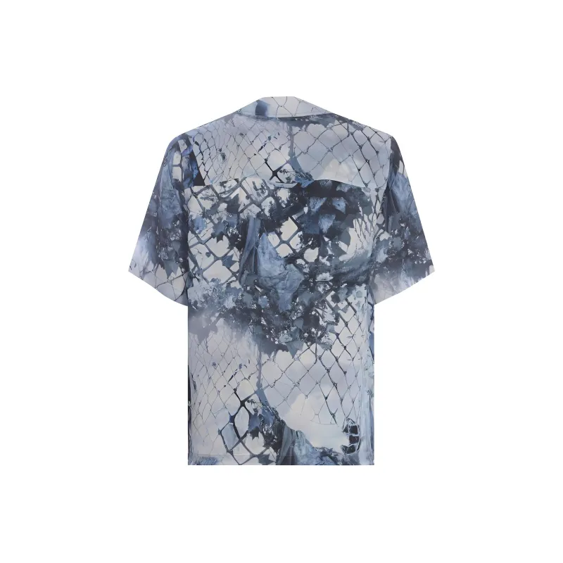 DIESEL Graphic print Camp collar Shirt-1