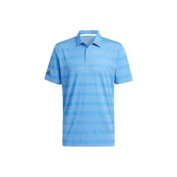 Adidas TWO-COLOR STRIPED POLO SHIRT Polo Shirt Men's Pulse Blue / Bliss Blue