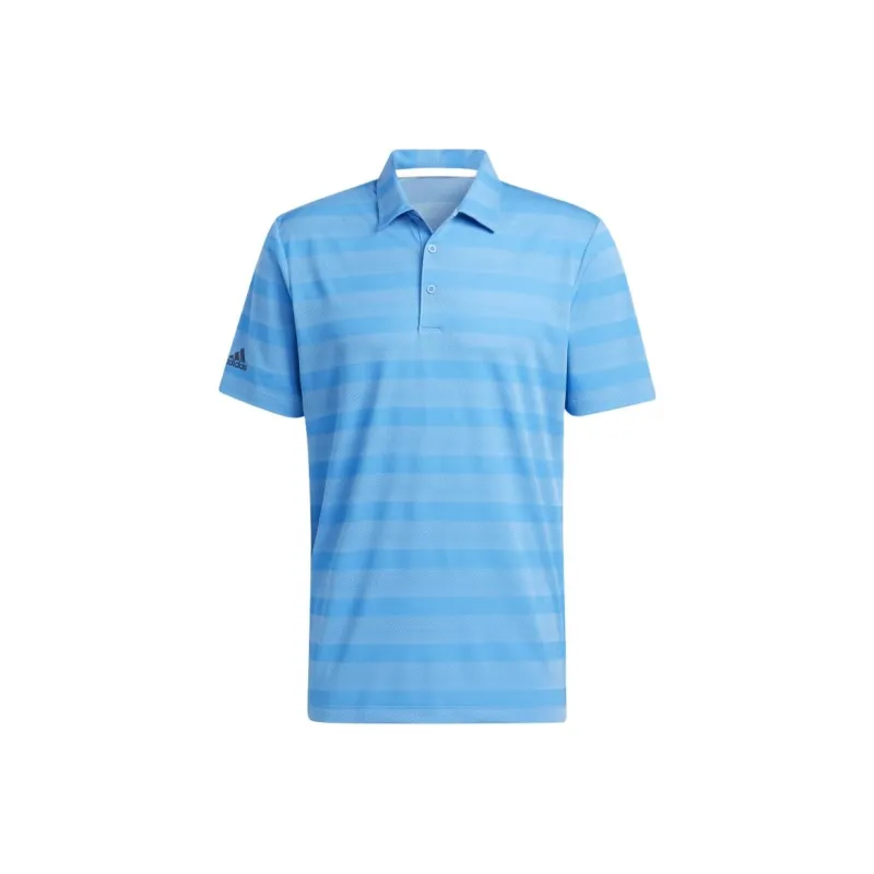 Adidas TWO-COLOR STRIPED POLO SHIRT Polo Shirt Men's Pulse Blue / Bliss Blue-0