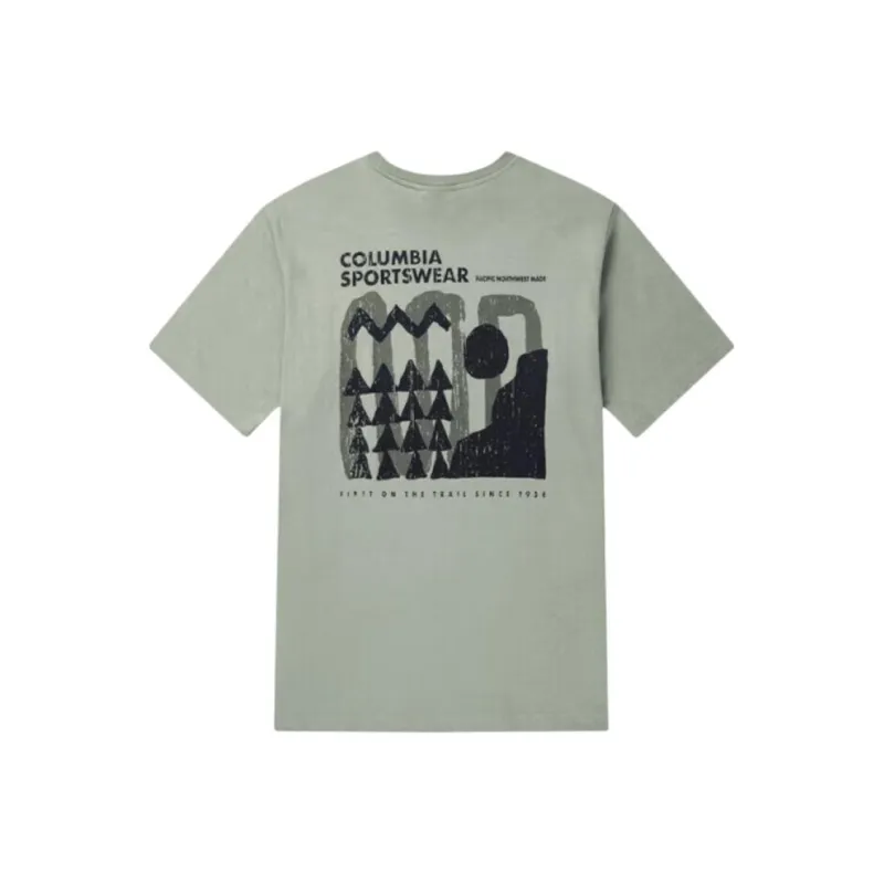 Columbia Explorers Canyon T Shirt Men's Green-1