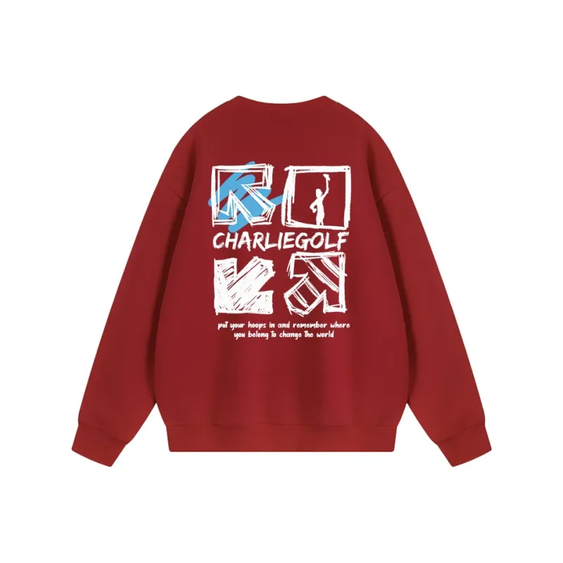 CHARLIE GOLF Sweatshirt Unisex Black-6