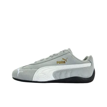PUMA Anti Slip Wear Resistant Low Top Casual Shoes Unisex Gray White
