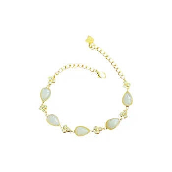 Jade Ink Love Hetian Jade Bracelets White Jade Women's