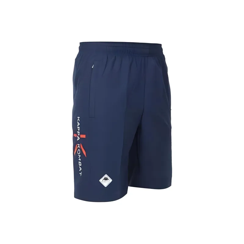 Kappa Casual Shorts Men's Dark Blue White Orange-1