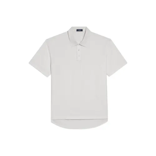 THEORY Polo Shirt Men's Mist White