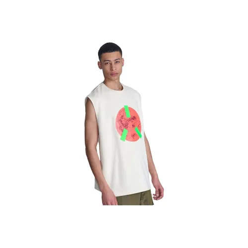 A. A. Spectrum Tank Tops Unisex Cream White
