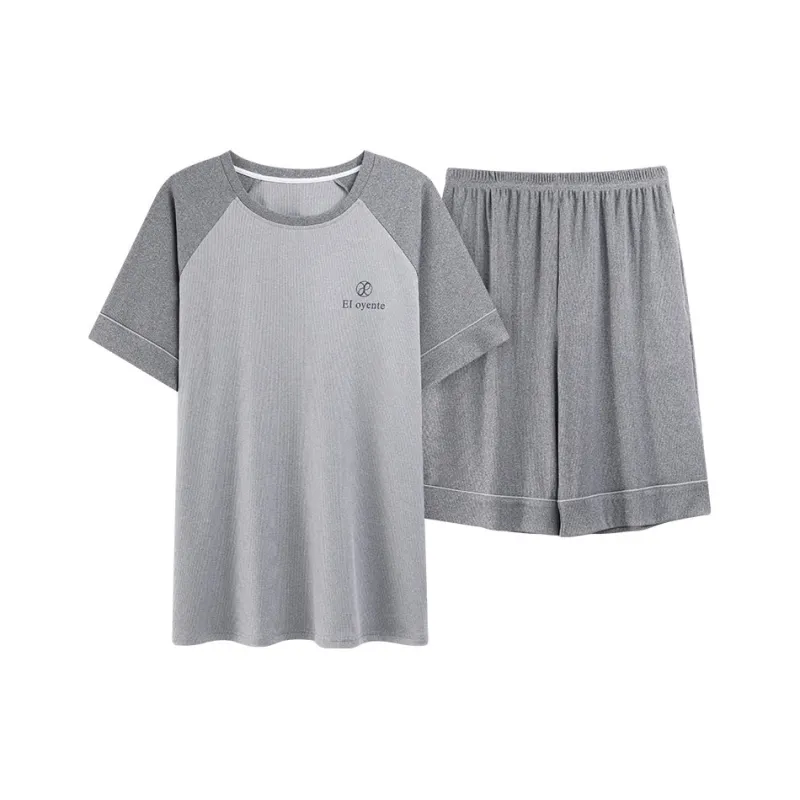 Close fitting Areas Pajama Set Men's-35