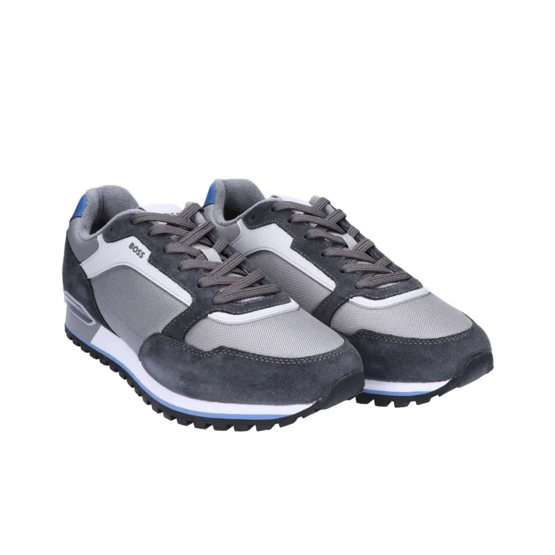 HUGO BOSS Parkour L 034 Low Top Casual Shoes Men's Gray Blue-3