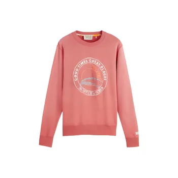 Scotch&Soda Sweatshirt Men's Brown Red