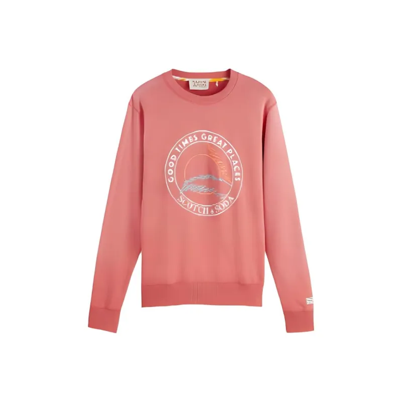Scotch&Soda Sweatshirt Men's Brown Red-0