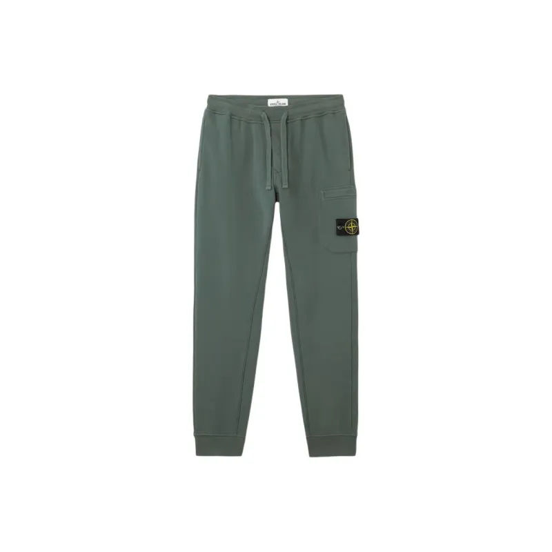 STONE ISLAND Logo patch Trousers-0