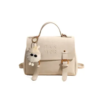 Yalu PU Backpack Regular Women's White/Black/Coffee/Brown