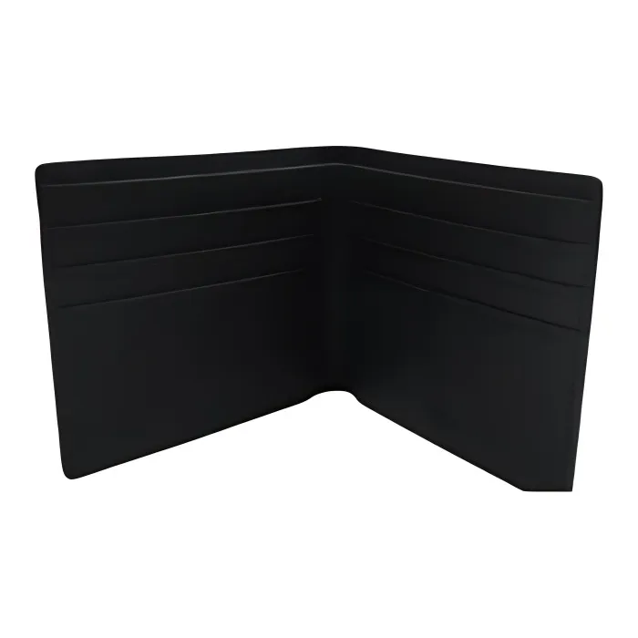 MCM Leather Wallet Unisex Black-4