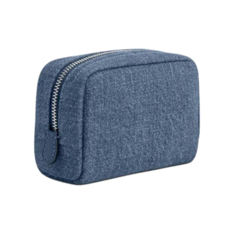 COACH Pouch Denim Clutch Mini Women's Indigo-1