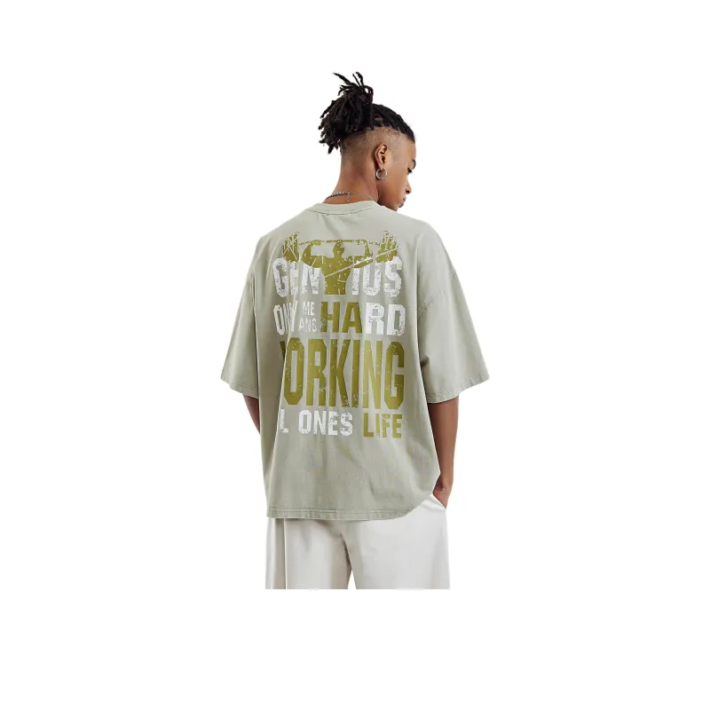 BD.POWER UP+ T Shirt Unisex Gray Khaki-3