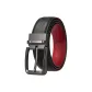 Matte Gunmetal Black Outer Red Base Strap