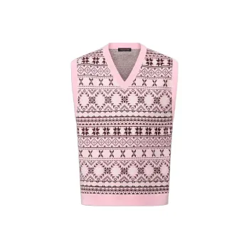 LOUIS VUITTON By Tyler The Creator Fair Isle Jacquared Merino Wool Vest