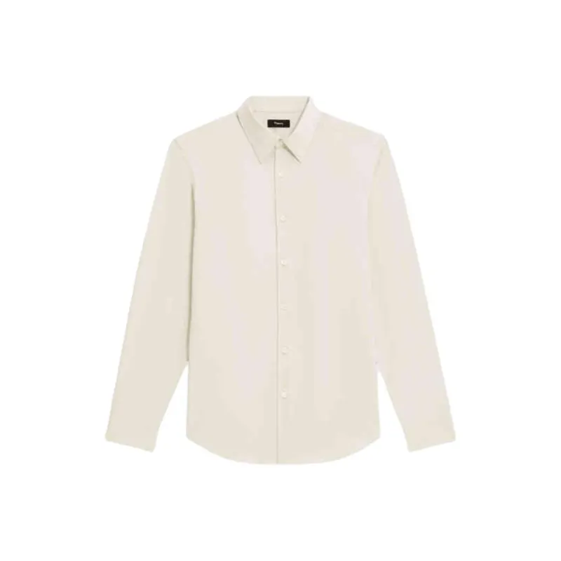 THEORY Shirts Men Cream White-0