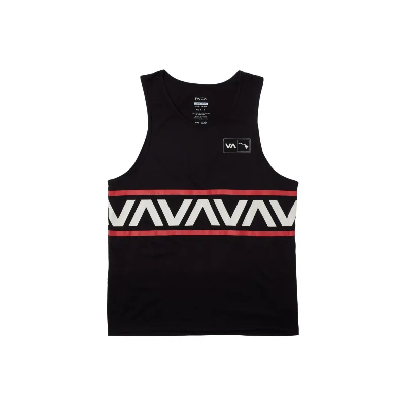 RVCA Tank Tops Men Black-0