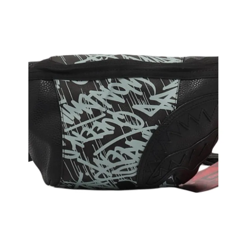 SPRAYGROUND Midnight Raceway Graffiti Savvy Crossover Bag Black/Grey-2