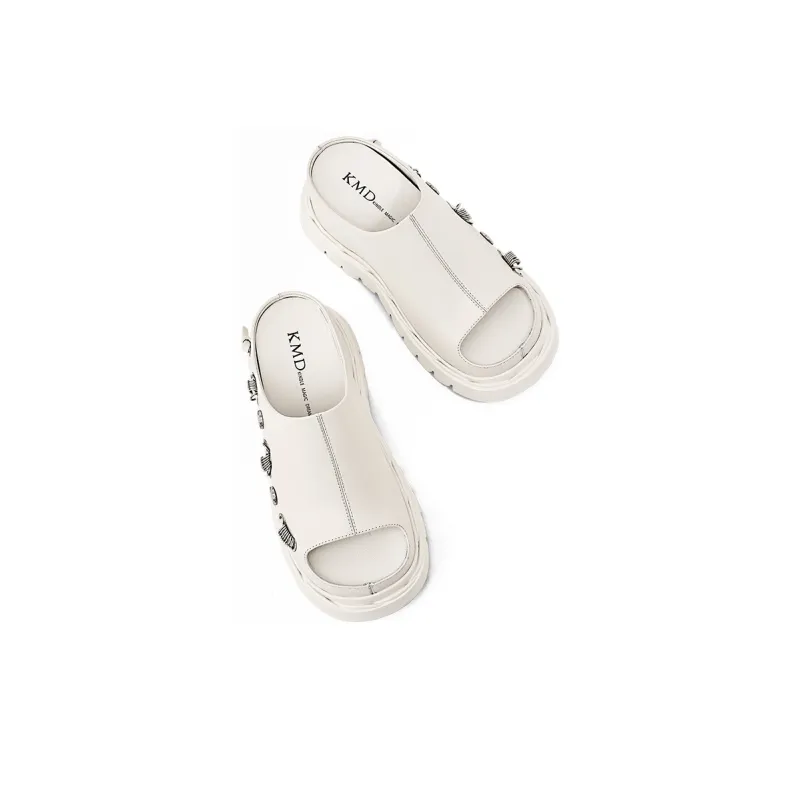 KMD Slide Slippers Women's Black-7