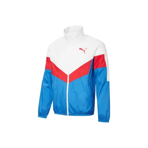 PUMA Jackets Men Blue