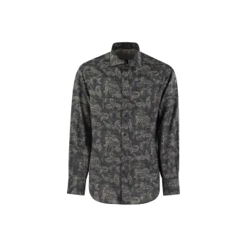 Brunello Cucinelli Paisley Printed Button Up Shirt